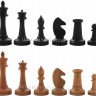 Фигуры шахматные деревянные БАТАЛИЯ № 7 cо складной доской 49 см 